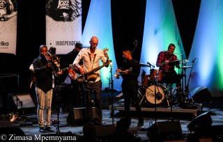 The Buddy Wells sextet at the 18th annual Cape Town International Jazz Festival